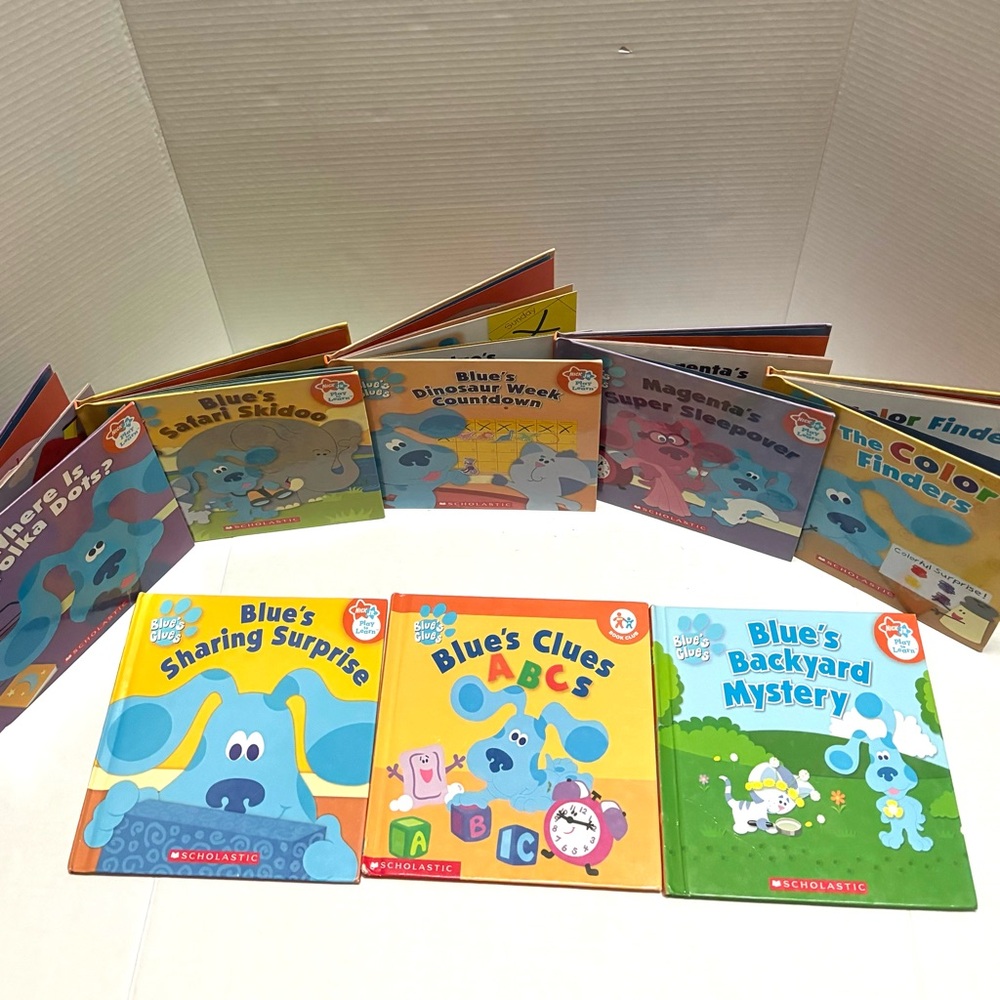 Blues Clues Book Lot Of 8